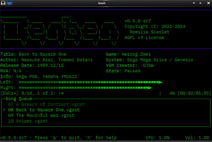 Screenshot showing Benben's Phosphor theme